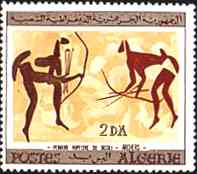 1967, Algeria. Tassili, 6000 B.C., Archers