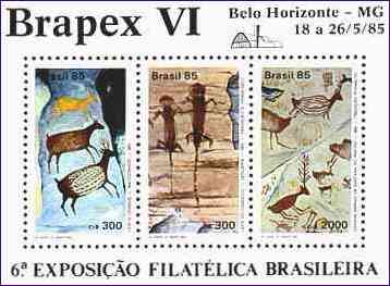 1985, Brazil. Deer - Cerca Grande, Lizard - Lapa do Caboclo, Running Deer - Grande Abrigo de Santana do Riacho