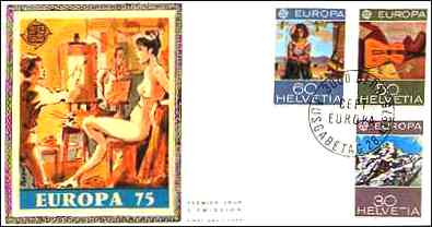 Europa stamps. 1975.
