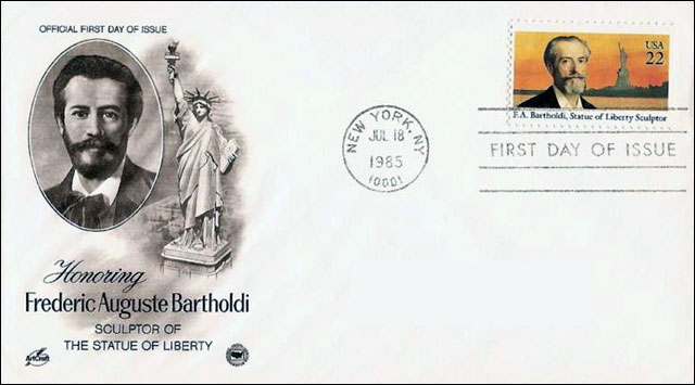 Bartholdi FDC NY Jul 18, 1985