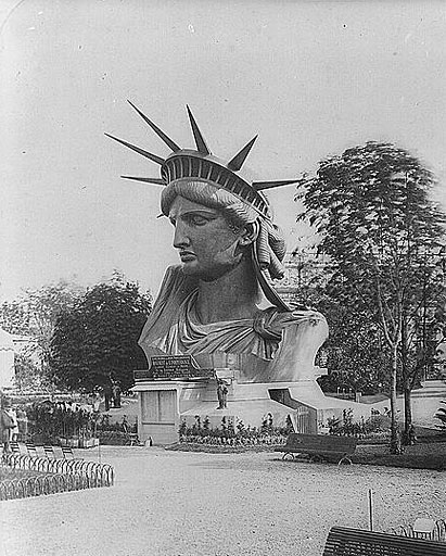 Liberty Head at the Universal Exhibition Paris 1878