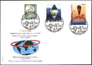 Auguste Piccard (issued in 1978) and Baloons. Cancelled the 3/24/1999 at Chteau-d'Oex.