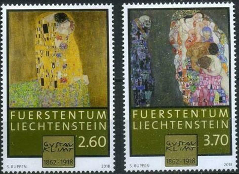 Cartão Postal, Gustav Klimt